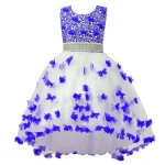 Robe de princesse pour filles robe de cérémonie enfants robe de mariage fille robe d&rsquo;anniversaire style princesse polyester tulle accessoires inclisis entretien facile 68 ans