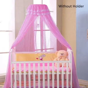 Filet rideau chambre bébé moustiquaire berceau nouveauné portable lit auvent tente enfant literie décoration chambre sans support rose