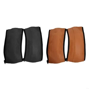 Ceinture de soutien gainage sportif adjustable pour exercice posture fitness confortable en cuir PU noir marron