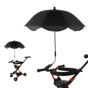 Parasol poussette bébé protection UV universel imperméable ajustable design moderne sécurité enfant portée facile style élégant universel