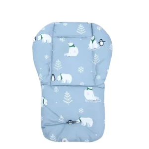 Coussin de poussette matelassé Arctic Animal Design confort bébé accessoire poussette tapis siège voiture 63x45cm doux hypoallergénique lavable en machine style enfantin 01 ans Coussin de poussette matelassé Arctic Animal Design confort bébé accessoire poussette tapis siège voiture 63x45cm doux hypoallergénique lavable en machine style enfantin 01 ans