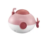 Humidificateur d&rsquo;air sphérique design moderne chambre bébé humidification douce couleur rose et blanche