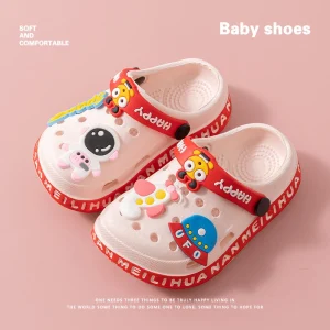 Sandales enfants bébé plastique Happy colorées confortables antidérapantes mode été