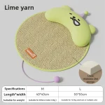 Tapis de lit pour chat doux et confortable design moderne non glissant hypoallergénique accessoires pour animaux de compagnie bébé chat texture douce style ludique qualité premium Easy Poussette