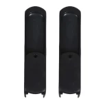 Accessoires de chaise haute bébé coussin jambe antidérapant protection sol détachable 2 pièces noir