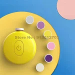 Tondeuse à ongles électrique pour bébés Kit de manucure moderne Design compact et coloré Accessoires interchangeables Facile à utiliser pour les nouveaunés Équipement bébé sûr et pratique