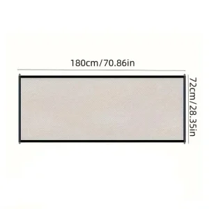 Barrière portable en maille respirante pour bébé et animaux séparation escaliers cuisine entrée style moderne dimensions 180×72 cm