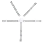 Ceinture de sécurité universelle 5 points pour chaise haute bébé harnais portable en nylon design sécurisé et confortable