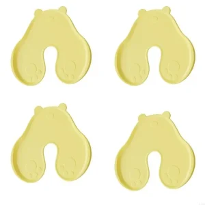 Patchs injection bébé réutilisables soulagement anxiété vaccination 4 pièces jaune confort sécurité enfants