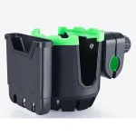Portegobelet universel poussette téléphone verre vélo ajustable ABS design moderne sécurisé couleur vert/noir/orange