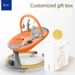 Transat bébé chaise berçante assise confortable jouets suspendus douillet ergonomique Sécurité renforcée poussette accessoires cadeau naissance
