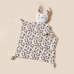 Couverture de doudou en mousseline de coton pour bébé peluche lapin poupée de couchage réconfortante 03 mois douce sécurisante style moderne unisexe