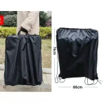 Sac de transport universel pour poussette housse antipoussière rangement voyage noir 76×66 cm