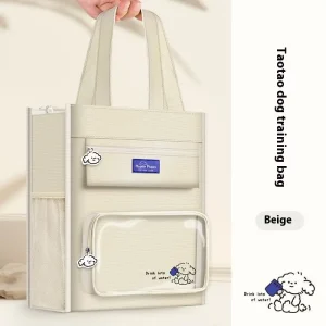 Sac d&rsquo;éducation pour chien Happy Puppy sac de transport accessoires apprentissage compagnie style moderne fonctionnel pratique