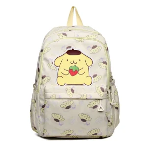 Sac à dos enfant design chien fraise grande capacité polyester léger durable style moderne scolaire voyage école