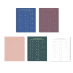 10 planchettes stickers mensuels tab séparateurs pour agenda carnet organisation créatif design moderne