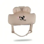 Casque de sécurité pour bébé protecteur de tête mignon design animal sangle ajustable doux et confortable pour ramper marcher et jouer