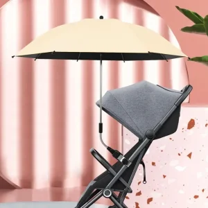 Parasol pliable pour poussette protection soleil polyester portabilité usage extérieur design moderne