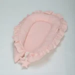 Lit nid portable en coton doux pour bébé bassinet confortable pour nouveauné cadeau naissance idéal  rose