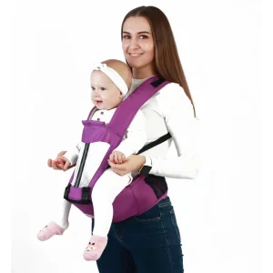 Portebébé ergonomique kangourou nouveauné à 3 ans confortable respirant réglable sécurité usage quotidien poussette accessoire modern design purple Portebébé ergonomique kangourou nouveauné à 3 ans confortable respirant réglable sécurité usage quotidien poussette accessoire modern design purple