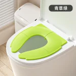 Siège d&rsquo;entraînement toilette bébé portable pliable coussin de siège de pot de voyage sécurisé et confortable pour enfants en bas âge  Green