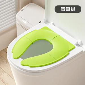 Siège d’entraînement toilette bébé portable pliable coussin de siège de pot de voyage sécurisé et confortable pour enfants en bas âge Green Siège d’entraînement toilette bébé portable pliable coussin de siège de pot de voyage sécurisé et confortable pour enfants en bas âge Green