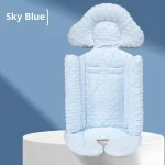 Coussin de siège voiture bébé confort et sécurité peluche douce design moderne sky blue édition premium support ergonomique usage quotidien