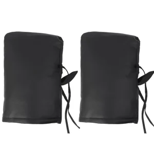 Manchons de guidon moto hiver gants chauffants imperméables couverture poignée vélo couvremains