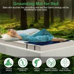 Matelas de mise à la terre pour sommeil bébé tapis de connexion terre pour lit cordon antistress amélioration sommeil bébé relaxation bienêtre enfant matelas hypoallergénique usage nocturne confort bébé