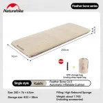 Matelas gonflable bébé camping Naturehike Feather Bone C6.5 autogonflant confort extérieur bébé matelas de couchage gonflable portabilité compacte