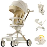 Poussette légère mode couffin siège réversible pliable poussette bébé nouveauné maternité équipement sécurité urban design