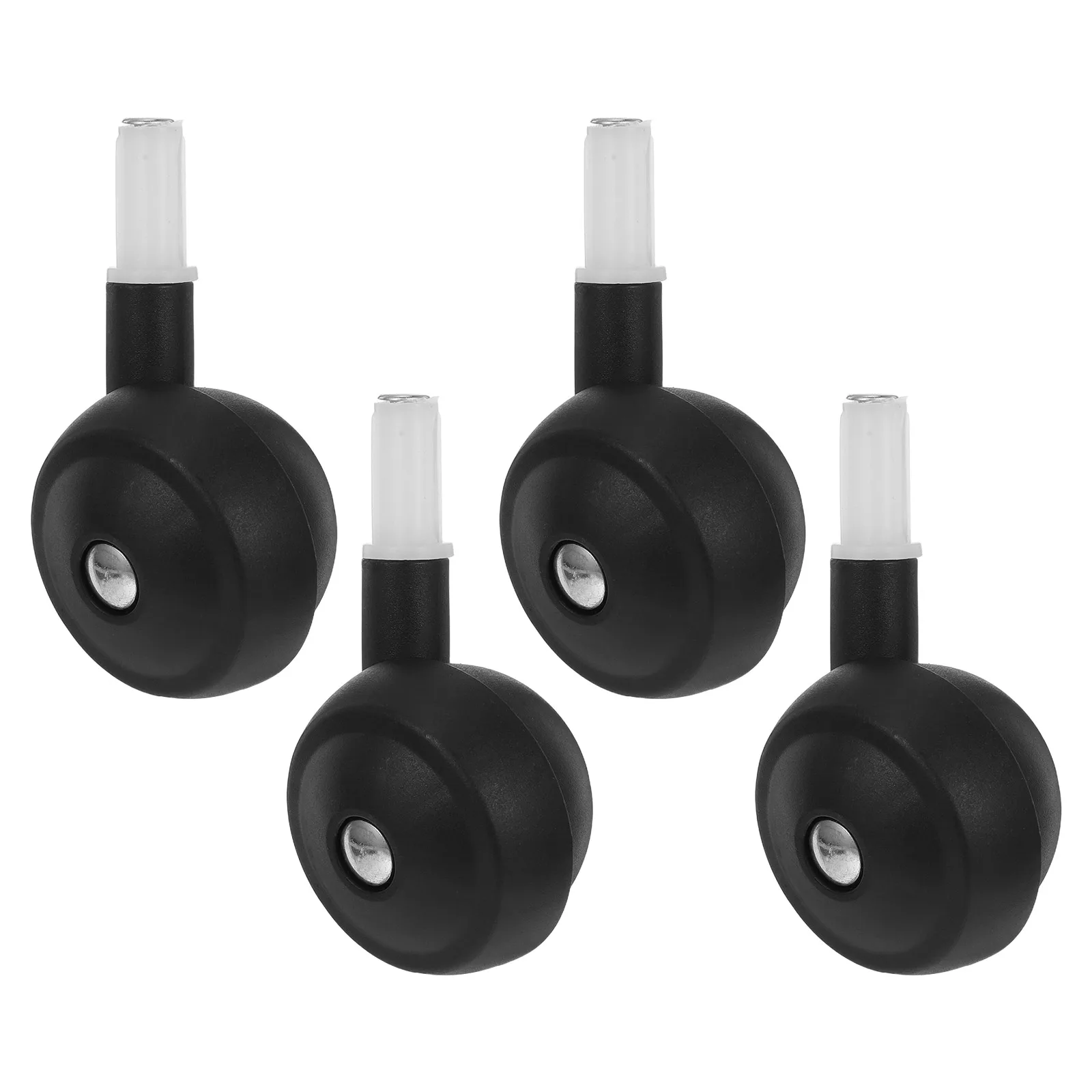 Roues de remplacement pour marcheur bébé plastique noir silicone transparent fixation vissée durabilité sécurité poussettes accessoires bébé