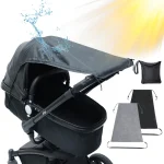 Housse protection UV universelle poussette bébé imperméable paresoleil accessoire coupevent activités plein air maternité confort bébé 03 ans