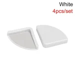 Protecteur d&rsquo;angle de table en silicone souple pour bébé lot de 4 pièces blanc sécurité domestique design moderne facile à fixer