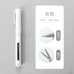 Ciseaux portables en forme de stylo outils multifonctionnels sûrs et pratiques pour couper le papier fournitures scolaires et artistiques design moderne et sécurisé