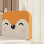 Rehausseur de lit tête bébé 0.6m antichute doux style renard 012 ans Yellow Fox