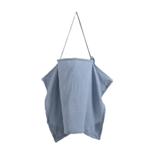 Poncho d’allaitement en coton doux couverture de confidentialité réglable vêtement confortable pour maman tissu léger en bleu Poncho d’allaitement en coton doux couverture de confidentialité réglable vêtement confortable pour maman tissu léger en bleu
