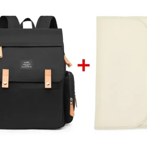 Sac à dos de voyage pour maman sac à couches imperméable de grande capacité sacs de maternité sac de poussette pour bébé sac de poussette à la mode  M5TD1269B