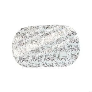 Tapis bébé doux respirant 8 couches gaze coton floral hibiscus bassinette poussette accessoire confort bébé décoration enfant