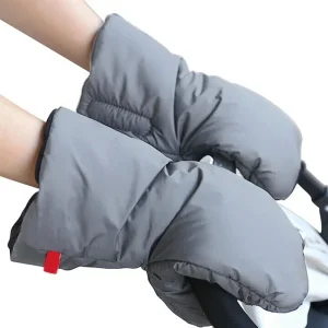 Gants d&rsquo;hiver imperméables pour poussette manchons isolants accessoires bébé confort extérieur hiver sourire bébé