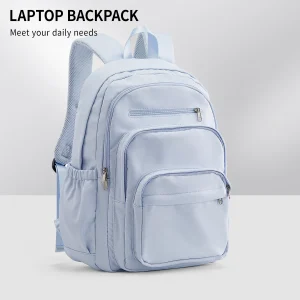 Sac à dos ordinateur portable 15.6″ sac d’école étudiant sac université grande capacité poches multiples confortable sac à dos portable sac bleu moderne Sac à dos ordinateur portable 15.6″ sac d’école étudiant sac université grande capacité poches multiples confortable sac à dos portable sac bleu moderne