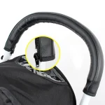 Poignée de poussette en cuir PU housse de protection accessoires bébé confort et sécurité
