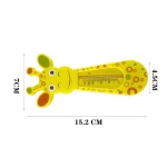 Thermomètre d&rsquo;eau pour bébé baignoire piscine de sécurité numérique girafe jaune non toxique 1pcs