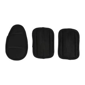 Coussinets universels de protection pour ceintures de sécurité bébé rembourrages confortables pour poussette et siège auto noir polyester et mousse doux et sécurisants Coussinets universels de protection pour ceintures de sécurité bébé rembourrages confortables pour poussette et siège auto noir polyester et mousse doux et sécurisants
