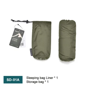 Widesea Camping Sac de Couchage Doublure Ultraléger Momie Sac à Dos Accessoire Randonnée Outdoor Étanche Confort bébé