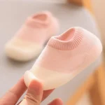 Chaussures bébé premiers marcheurs en caoutchouc doux semelle antidérapante style décontracté garçons filles 14