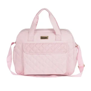 Sac à couches léger et imperméable pour bébé  Sac momie multifonctionnel de grande capacité idéal pour les voyages et l&rsquo;utilisation quotidienne du mère et du bébé  pink