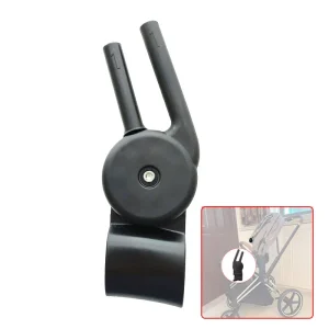 Adaptateur poussette Mios 2/3 fixations sécurisées plastique noir compatibilité siègesauto portage bébé Adaptateur poussette Mios 2/3 fixations sécurisées plastique noir compatibilité siègesauto portage bébé