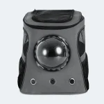 Sac à dos pour animaux de compagnie design capsule spatiale ventilation optimale transport d&rsquo;animaux de compagnie sac de voyage pour chats chiens小型 matériaux nylon fermeture éclair style moderne sécuritaire