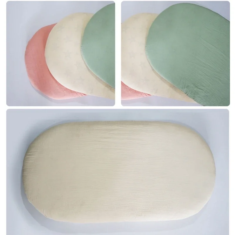 Draps élastiques respirants pour lit bébé doux hypoallergénique entretien facile 100% coton adaptés aux berceuses et lits parcs